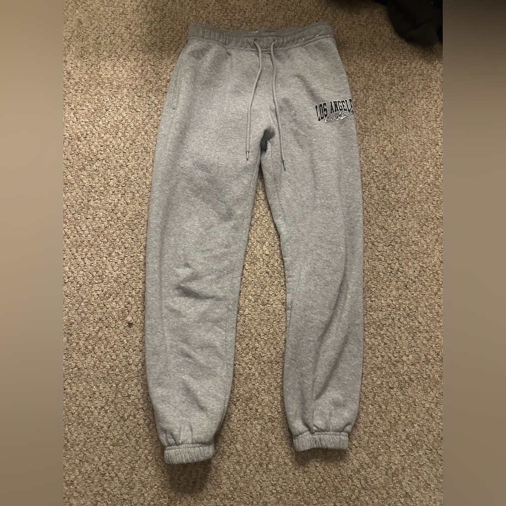 basic grey sweatpants